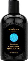 Cellulite Massage Oil With Essential Oils, Grapeseed Oil & Avocado Oil- 100% Pure And All Natural Ingredients - Increases Blood Circulation and Detox Fatty Tissues, 4 oz