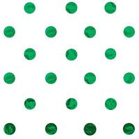 Jillson & Roberts Hot Dots Gift Tissue 20" x 30", Green (200 Sheets)