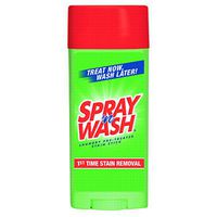 SPRAY ‘n WASH 81996CT Pre-Treat Stain Stick, White, 3 oz, (Case of 12)