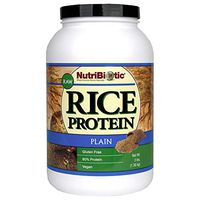 NutriBiotic Raw, Rice Protein, Plain, 3 lbs (1.36 kg)