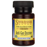 Swanson Anti-Gas Enzyme 123 Milligrams 90 Veg Capsules