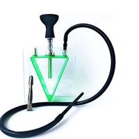 Asoijq Hookah Set Light Weight Hookah with Heat Management System Shisha Hookah