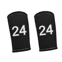 Kylin Express 2PCS Premium Finger Sleeve Protector Brace Support for Basketball, KB24, Black