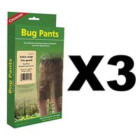 Coghlan's Bug Pants XL Black Unisex Flame Retardant Lightweight Net (3-Pack)