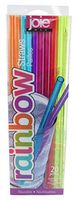 Joie 12690 Rainow PETG Reusable Rainbow Straws, Plastic, Multi