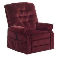 Patriot Pow'r Full Lay-Out Lift Chair Color: Vino