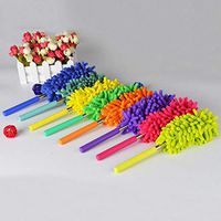 FANEO Durable Adjustable Handle Length Dust Brush Feather Duster Feather Dusters