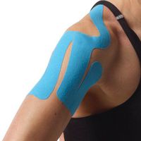 Spidertech Right Shoulder Spider Pre-Cut [Blue]. Water-Resistant, Latex-Free and Easy to use. Preferred by Athletes. Reduce Pain and Inflammation, Help re-Train Muscles, Enhanced Performance.