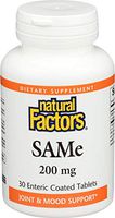 Natural Factors - Same 200mg, Joint & Mood Support, 30 Enteric Coated Tablets