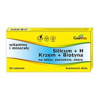 Gorvita Silicum + H - Silicon + Biotin - 30 Tablets