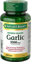 Nature's Bounty Odorless Garlic 2000mg, 200 Softgels