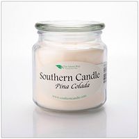 Pina Colada 16 oz Decorator Jar Natural Soy Wax Candle