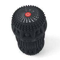 Tingya Portable Rechargeable Peanut Massage Ball-Precise Acupoint Massag Muscular Relaxation High Intensity Fitness Yoga Tools (Black)