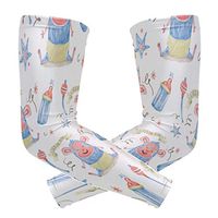 LEVEIS Monkey Arm Sleeves UV Protection for Men Women Sunblock Protective Gloves Running Golf Cycling Driving Long Arm Cover 1 Pair