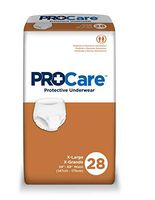 Underwear Procare Dbl PushExtra Large 28Ea/Bg 2Bg/Cs