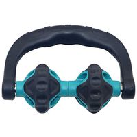 Hf-Fitness Handheld Massager Fitness Ball Roller Muscle Massager Relaxing Fascia Stick Massage Ball Fitness Equipments Muscle (Color : Blue)