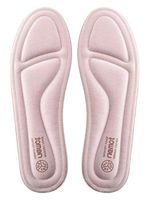 riemot Womens Memory Foam Insoles Super Soft Replacement Innersoles for Running Shoes Work Boots Comfort Cushioning Shoe Inserts Pink Size 5.5