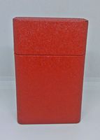 Fujima Tin Red Metallic Design King Size Cigarette Pack Full Lid Tin