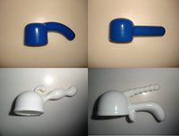 FUN Adult Generic Hitachi Blue and White Magic Wand Attachments