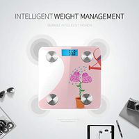 LYAOE Bluetooth Body Fat Scale Heart Watering Pot Smart Wireless Scale with LCD Display Measuring Body Weight Bmi and Health Digital Scale
