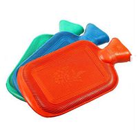 Hot Water Bag, Preciashopping Hot Water Bottle Rubber Bag Warm Relaxing Heat Cold Therapy (Blue)