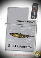 250 B-24 Liberator American WW2 Airplane Lighter with Flint Pack - Premium Lighter Fluid (Comes Unfilled) - Made in USA!