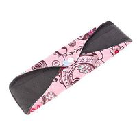 SUPVOX Reusable Sanitary Pads Foldable Bamboo Cloth Washable Menstrual Pad Super-Absorbent Mama Sanitary Towel Pad (Pink Flower)