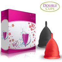 Menstrual Period Cups For Women Beginner, Menstrual Period Cup Cleaner, Sensitive Period Menstrual Cup Set Heavy Flow, Period Menstrual Cup Reusable Comfortable, Menstrual Cup Wash Holder Storage (L)