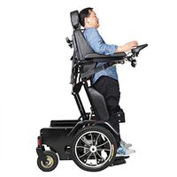 WZCXYX Multi-Function Flat Lay Electric Wheelchair, 30km Battery Life/LED Light / 960W High Power Motor, Rehabilitation Training