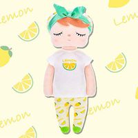 bromrefulgenc Stuffed Plush Doll- Soft Cute Girl Plush Doll Stuffed Toys Children Gift for Xmas Birthday Home Decor Lemon