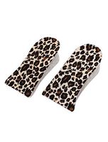 uxcell Leopard Print 3 Layers Shoe Insert Height Increase Insoles Beige Pair