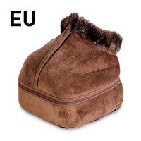 Heated Foot Warmer Foot Muff Snug Feet Warmer Shiatsu Foot and Back Massager with Heat Winter Warm Unisex