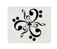 Musical Clef Note Cards with Envelopes Set of 8