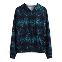 Kiminana Fashion Printed Hoodie Sweatshirts Casual Pullover Hoodie Men's Autumn and Winter tie-Dyed Hooded Sweater top Black