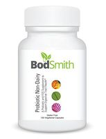 BodSmith Probiotic Non-Dairy is Gluten Free and Non GMO Contains 8 Species of microorganisms to Provide a Full Spectrum of probiotic strains for Proper Digestive Tract Health and Function