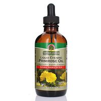 Nature's Answer Liquid Evening Primrose Oil, in Large 4 OZ. Dark Glass Bottle | Cold Pressed | Essential All Natural Moisturizer for Hair, Skin, Nails | Rosacea Psoriasis Eczema Relief