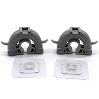 PCTC Broom Holder Wall Mount Mop Broom Holder Gripper Organizer Rake or Mop Handles