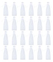 Juvale 24 Pack Organza Wine Bags - Drawstring Wine Bottle Organza Gift Bags for Baby Shower, Wedding and Party Favors - White 14.7 x 5.2 inches