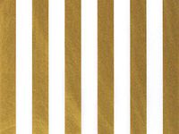 Stripe Tissue Paper - Gold Metallic - 240 Sheets