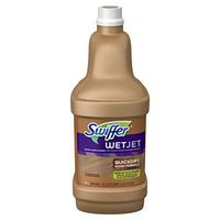 Swiffer WetJet Wood Floor Cleaner Solution Refill, Multi-purpose Blossom Breeze Scent Wet Jet Refills, 1.25 Liter (Pack of 6)