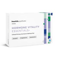 HealthConfirm - Hormone Vitality Essentials - At-Home Test Kit - 3 Panel Morning Hormone Balance Saliva Collection Kit