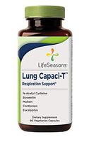 Life Seasons - Lung Capaci-T - Lung Detox and Respiratory Supplement - Helps Reduce Phlegm - with Ginkgo Biloba, Eucalyptus, N-Acetyl Cysteine, Mullein, Boswellin (90 Capsules)