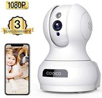 Wireless Camera, 1080P HD WiFi Pet Camera Baby Monitor, Pan/Tilt/Zoom IP Camera for Elder/Nanny Security Cam Night Vision Motion Detection 2-Way Audio Cloud Service Available Webcam White