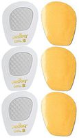 Pedag Get A Grip Girl Forefoot Pads, White Leather, Pack of 3