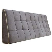 Qi Peng Mat Cushion - Headboard Bedside Table Triangle Wedge Bed Back Pillow Padded Waist Soft Washable Sofa Cushion (Color : B, Size : 200x15x50cm)