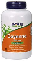 NOW Foods - Cayenne 500 mg. - 250 Capsules