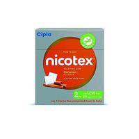 Cipla Nicotex Nicotine Gum - 2 mg (9x10 Pieces) - Cinnamon (Pack of 3)