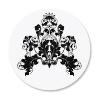 Rococo Envelope Sticker- Set of 144, Flat-Sheet Seals