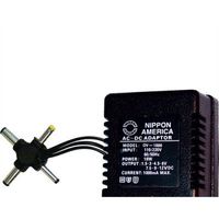 Nippon Dv1000 Ac/dc 1000ma Power Adapter 6 Way Universal Plug