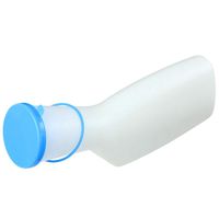 LSY@ Urinal Basin, Men Portable White Urinal with Lid Urinal Hospital Urine Collector Household Indoor Urinal Pot Chamber Pot Elderly Patient Urine Car Traffic Jam Travel 155X90X330mm